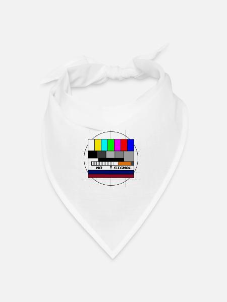 Standbild Testbild - Bandana Dreieckstuch - Weiß