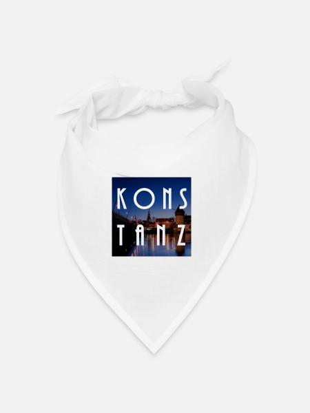 Konstanz - Bandana Dreieckstuch - Weiß