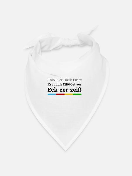 Kruh Ellört! Kreuzfahrt Seenotrettungsübung SNRÜ - Bandana Dreieckstuch - Weiß