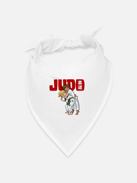 Kinder Judo - Bandana Dreieckstuch - Weiß