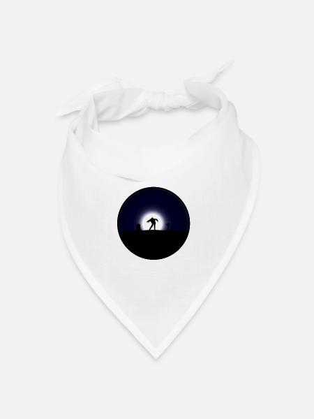 Zombie Sighting at Midnight - Bandana Dreieckstuch - Weiß