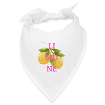 Limone - Bandana Dreieckstuch - Weiß - Vorne