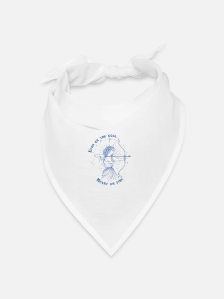 Schütze Sternzeichen Bogenschütze Sternzeichen Geschenk - Bandana Dreieckstuch - Weiß