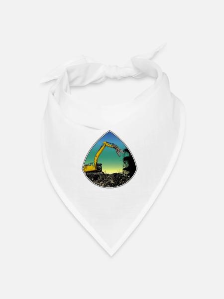 Abreissbagger - Bandana Dreieckstuch - Weiß