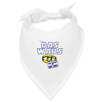 Junggesellenabschied , das wars die macht .(25) - Bandana Dreieckstuch - Weiß - Vorne