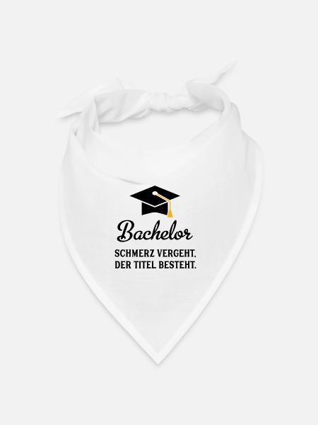 bachelor - Bandana Dreieckstuch - Weiß