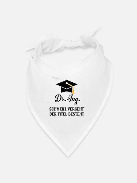 dring - Bandana Dreieckstuch - Weiß