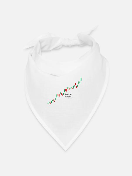 Trading steps - Bandana Dreieckstuch - Weiß