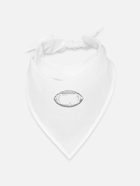American Football - Bandana Dreieckstuch - Weiß