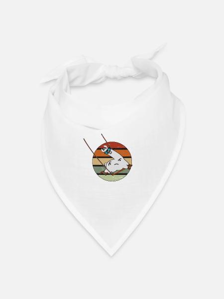 Alpaka Schaukel - Bandana Dreieckstuch - Weiß