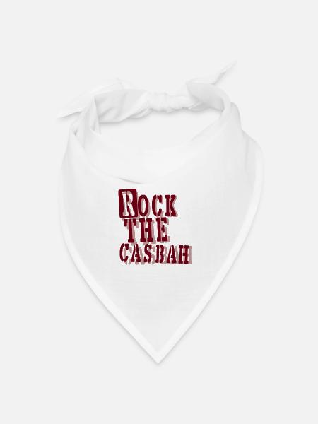 Rocken Sie die Casbah-Lyrik - Bandana Dreieckstuch - Weiß