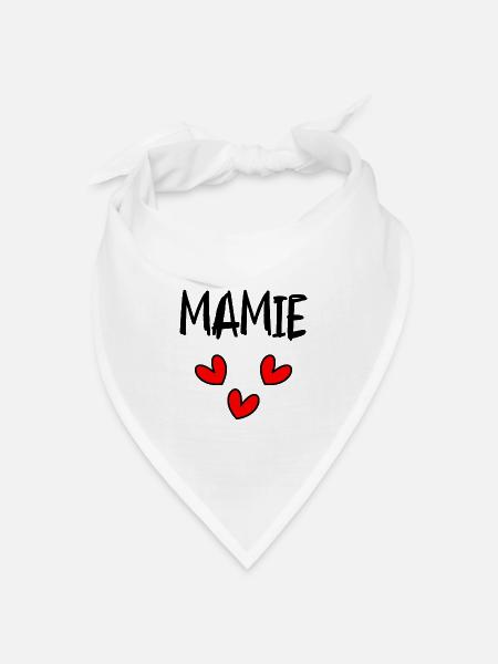 OMA - Bandana Dreieckstuch - Weiß