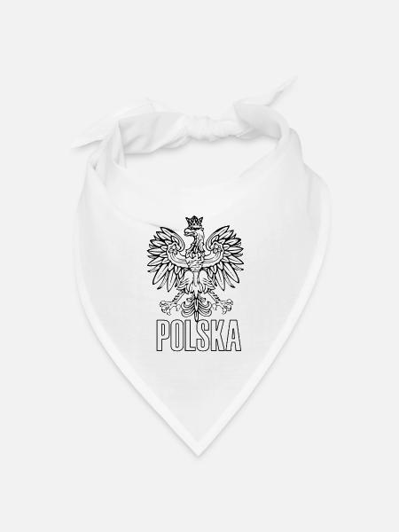 Polska Adler - Bandana Dreieckstuch - Weiß
