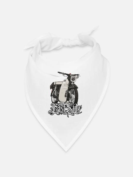 Star (beige) // Illustration - Bandana Dreieckstuch - Weiß