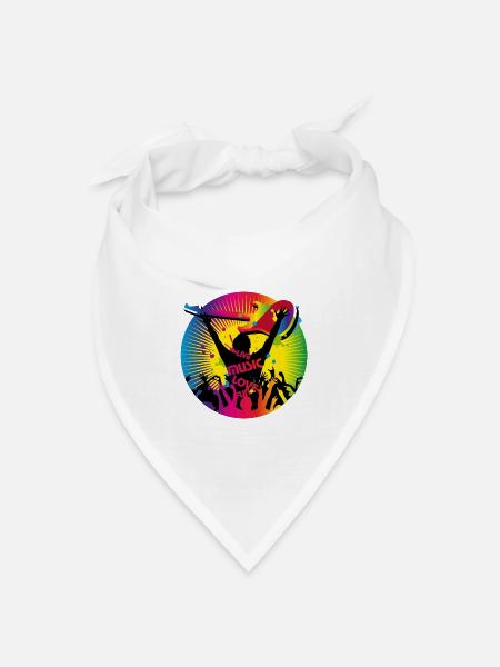 Festival Patch - Bandana Dreieckstuch - Weiß