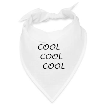 cool - Bandana Dreieckstuch - Weiß - Vorne