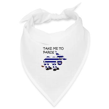 Ein Esel - Bandana Dreieckstuch - Weiß - Vorne