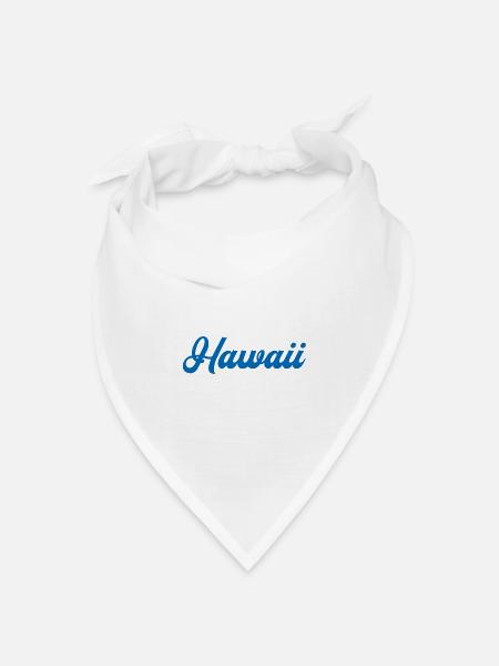 HAWAII Surfing - Bandana Dreieckstuch - Weiß