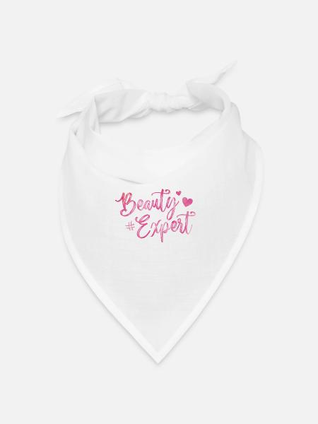 beauty experte - Bandana Dreieckstuch - Weiß