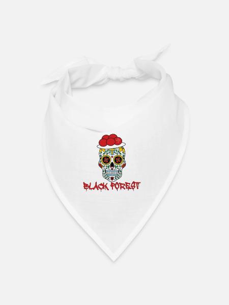 BlackForestMexiko - Bandana Dreieckstuch - Weiß