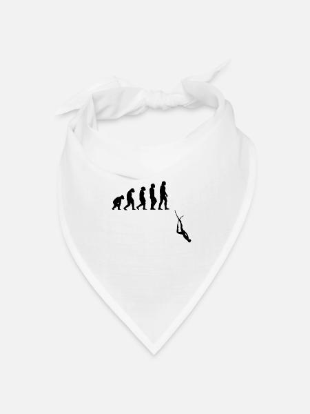 Evolution Apnoe Tauchen - Bandana Dreieckstuch - Weiß