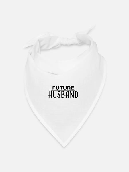 Future Husband - Bandana Dreieckstuch - Weiß