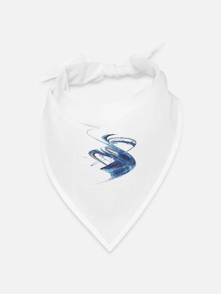 Tanz der Unendlichkeit - Bandana Dreieckstuch - Weiß