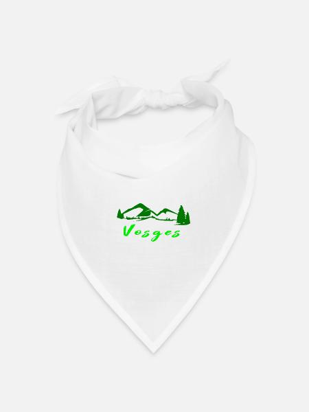 Vosges - Bandana Dreieckstuch - Weiß