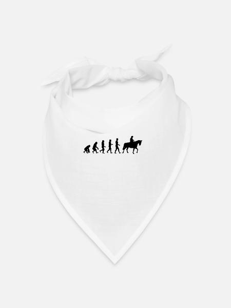 Islandpferde Pferdeliebe Pferdefan Galopp - Bandana Dreieckstuch - Weiß