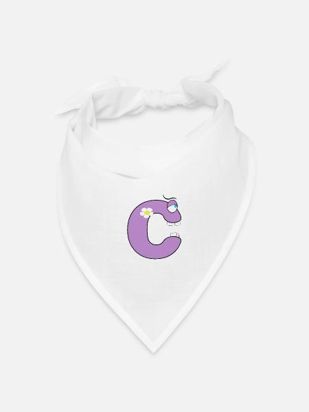 C - Bandana Dreieckstuch - Weiß