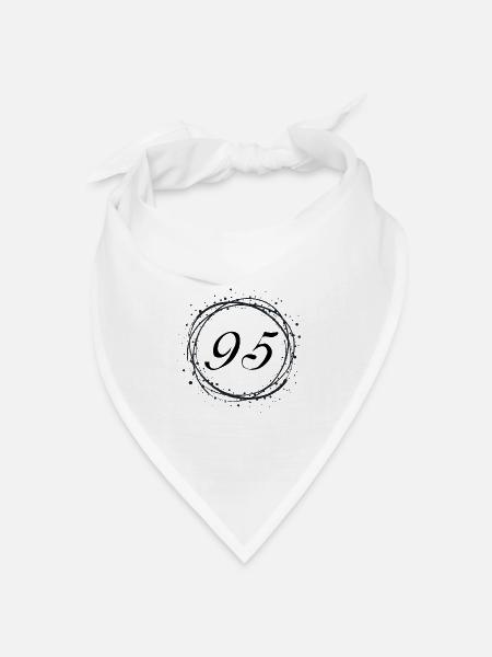 95 - Bandana Dreieckstuch - Weiß