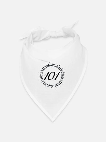 101 - Bandana Dreieckstuch - Weiß