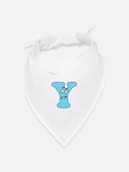 Y - Bandana Dreieckstuch - Weiß