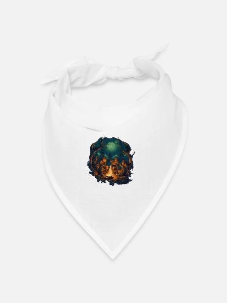 Viking Crew - Bandana Dreieckstuch - Weiß
