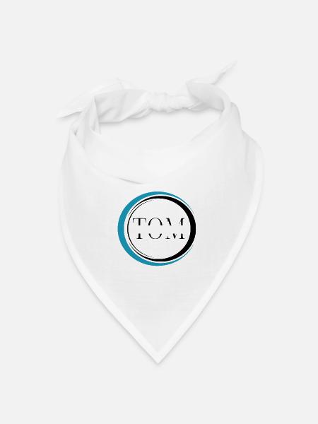 Tom - Bandana Dreieckstuch - Weiß