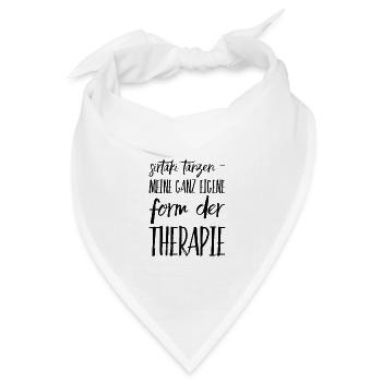 Lustiger Griechischer Spruch Griechenland Geschenk - Bandana Dreieckstuch - Weiß - Vorne