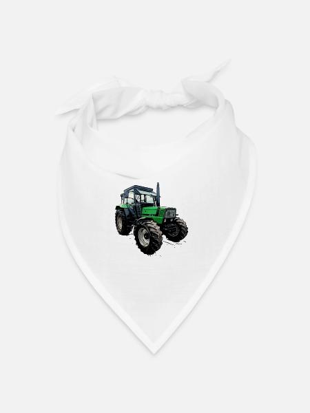 Traktor DX 4.31 - Bandana Dreieckstuch - Weiß