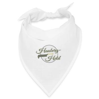 Held des Haubergs Wald Ranger Hauberg Knipp Gnibb - Bandana Dreieckstuch - Weiß - Vorne