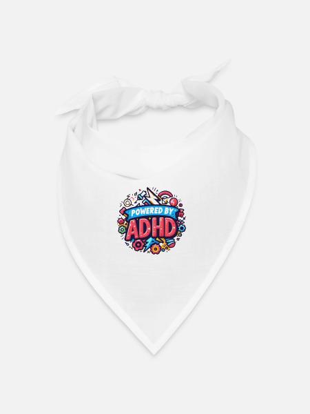 ADHS - Bandana Dreieckstuch - Weiß