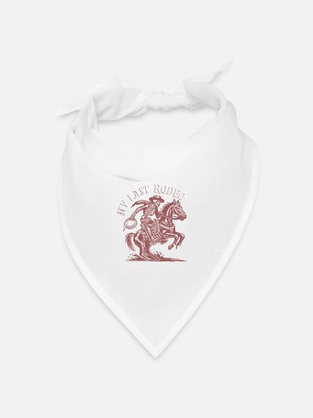 My Last Rodeo - Bachelor Party - Bandana Dreieckstuch - Weiß
