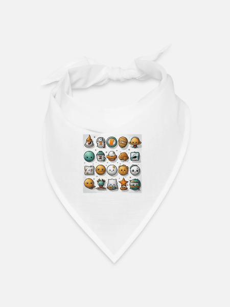 Die Geeks-Bleibe - Bandana Dreieckstuch - Weiß