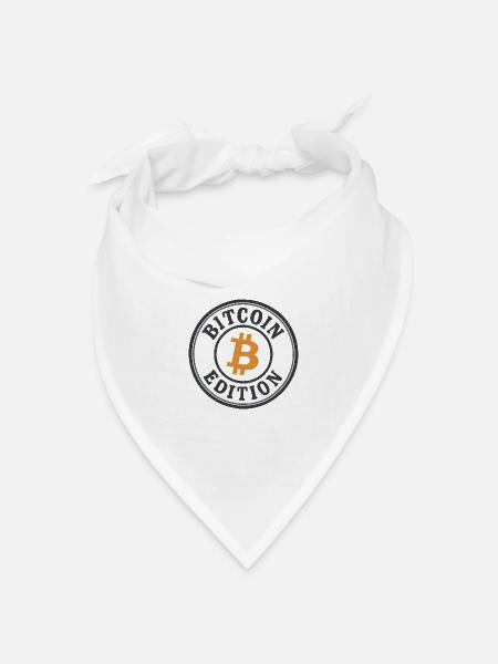 Bitcoin Edition - Bandana Dreieckstuch - Weiß