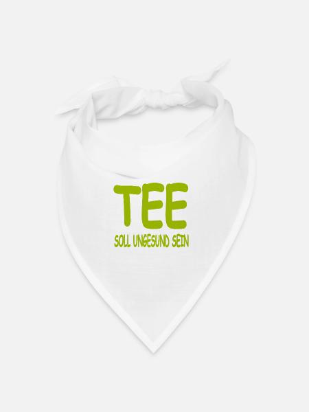 Tee - Bandana Dreieckstuch - Weiß