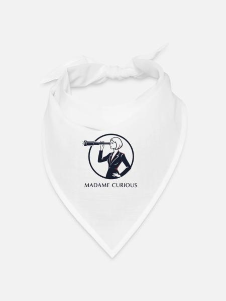 Madame Curious - Bandana Dreieckstuch - Weiß