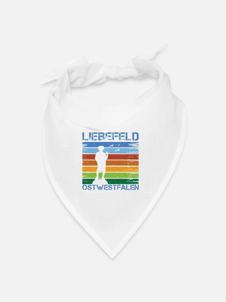 Liebefeld ❤ Leineweber - Bandana Dreieckstuch - Weiß