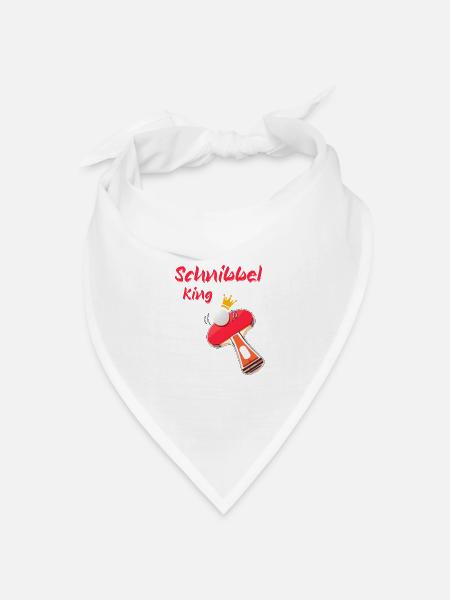 Tischtennis - Bandana Dreieckstuch - Weiß