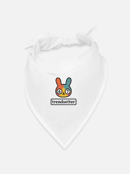 Bunny 67: Trendsetter - Bandana Dreieckstuch - Weiß
