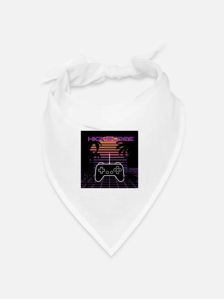 Highscore - Bandana Dreieckstuch - Weiß