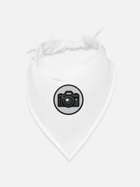 Geschenkidee für Fotoliebhaber, Foto - Bandana Dreieckstuch - Weiß