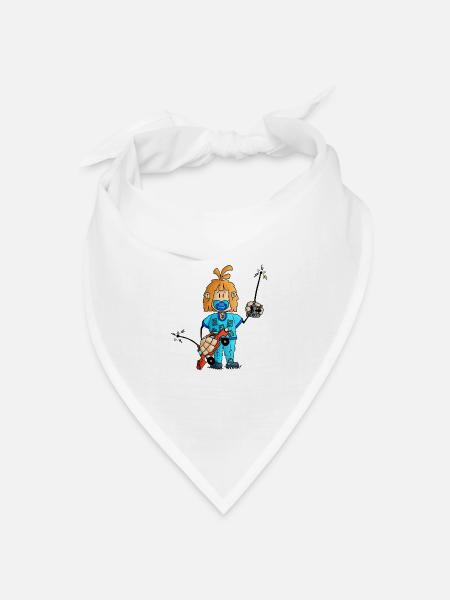 Ugo - die tolle Fernbedienung / - Bandana Dreieckstuch - Weiß